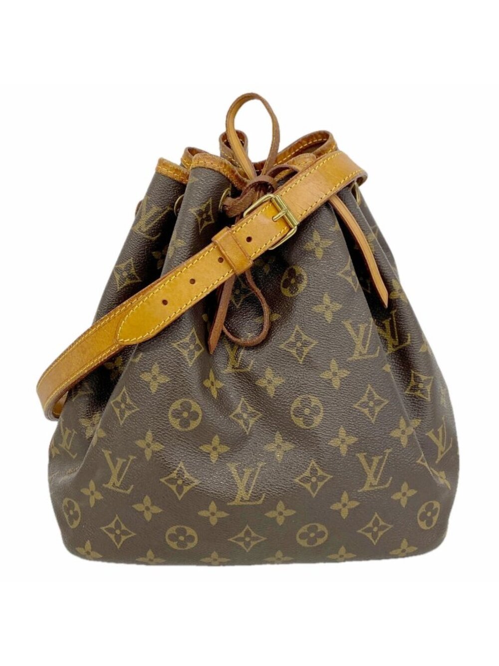 Louis Vuitton Shoulder Bag Monogram Petit Noe Brown
